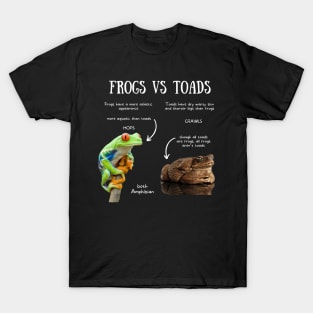 Animal Facts- Frogs vs Toads T-Shirt